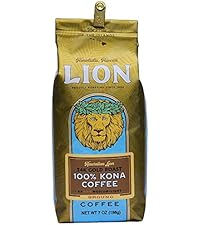 Amazon.com : Lion Coffee 24K Gold Roast 100% Kona Ground Coffee